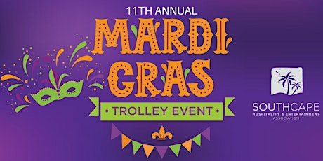 Image principale de 11th  Annual South Cape Mardi Gras Trolley Event