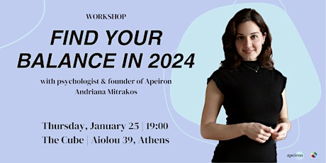 Find Your Balance in 2024 - Workshop primary image
