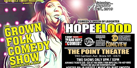 Grown Folk Comedy Show (AUGUST) HOPE FLOOD primary image
