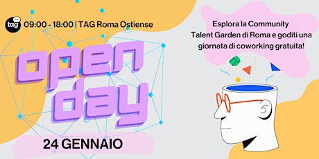 Hauptbild für Open Day Jan 2024 | Talent Garden Roma Ostiense