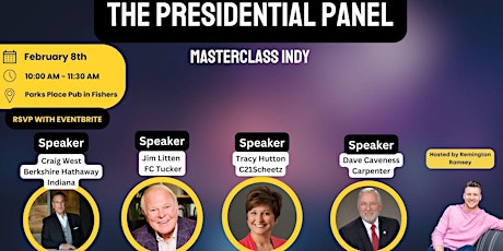 Imagem principal de The 2024 Presidential Panel - Indy Masterclass