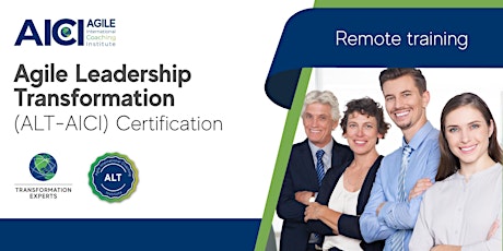 Imagen principal de Agile Leadership Transformation (ALT-AICI) Certification Training