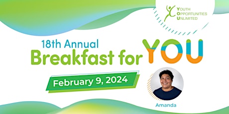 Primaire afbeelding van 18th  Annual Breakfast for YOU