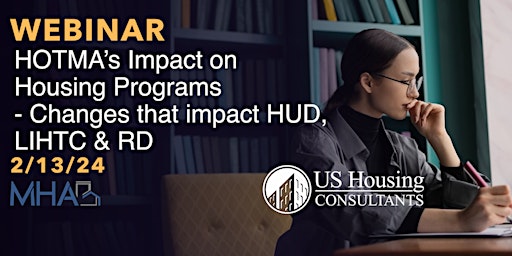 HOTMA’s Impact on Housing Programs  - Changes that impact HUD, LIHTC & RD primary image