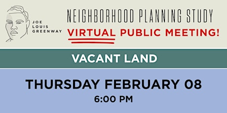 Primaire afbeelding van JLG Neighborhood Study: Vacant Land