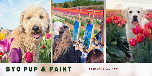 Imagem principal do evento Paint & PYO Tulips with Your Pup!