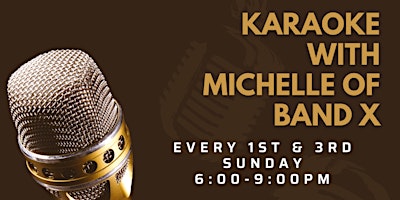 Primaire afbeelding van Karaoke Night with Michelle of Band X!