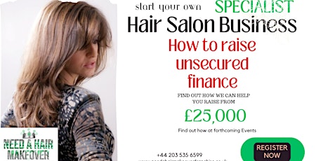 How to Raise £25k towards Specialist Salon Franchise Sheffield