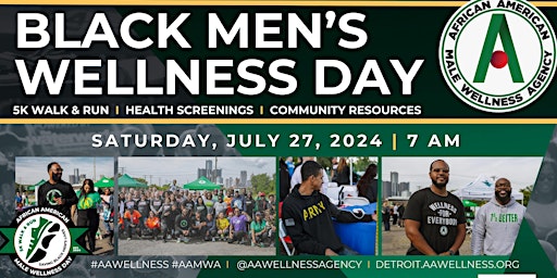 Primaire afbeelding van 2024 Detroit Black Men's Wellness Day