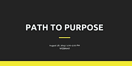 How To Get Your Business On A Path To Purpose primary image