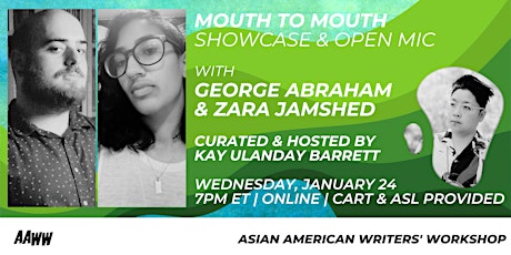[VIRTUAL] Mouth to Mouth Showcase & Open Mic primary image