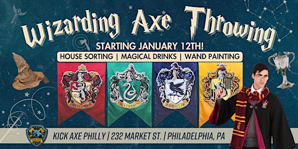 Wizarding Axe Throwing Pop-Up  @ Kick Axe Philly!