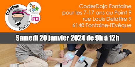 Primaire afbeelding van CoderDojo Fontaine -  20/01/2024