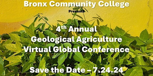 Imagem principal do evento 4th Annual Geological Agriculture Virtual Conference