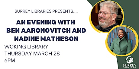 An Evening with Ben Aaronovitch and Nadine Matheson at Woking Library