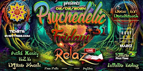 Imagen principal de Psychedelic Fridays #31 w/ Relaz live
