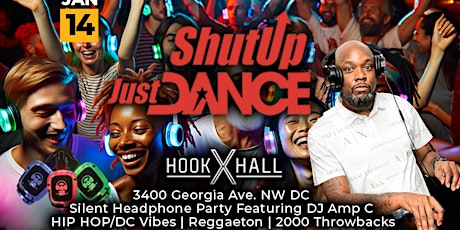 MLK Silent Headphone Party Featuring DJ Amp C  NO WORK MONDAY 3 Channels primary image