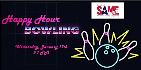 Primaire afbeelding van SAME Social Event- Happy Hour Bowling!