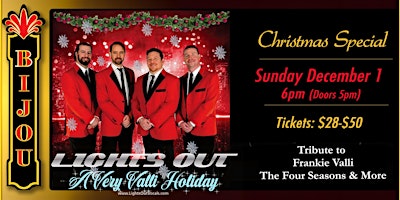 Imagen principal de The Hits of Frankie Valli & More: Christmas Special