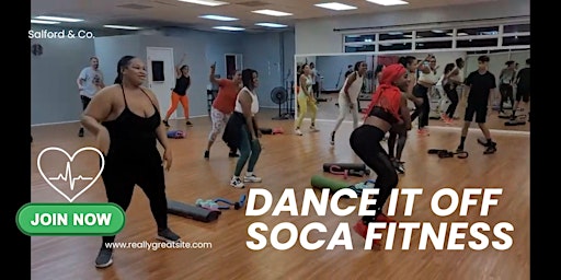 Imagem principal do evento Dance It Off Soca Fitness