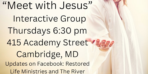 Imagem principal do evento "Meet with Jesus" Interactive Group