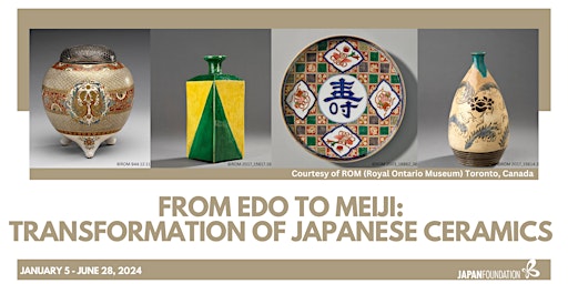 Immagine principale di From Edo to Meiji: Transformation of Japanese Ceramics - with The ROM 