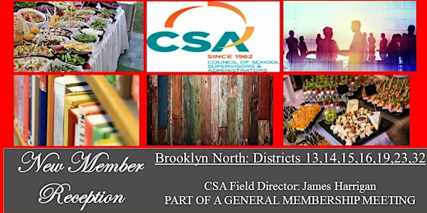 New Member Reception- Registration is for NEW MEMBERS ONLY