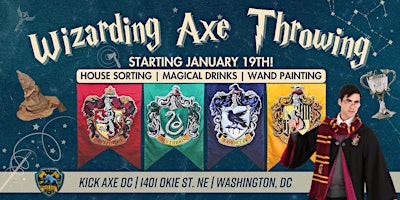 Hauptbild für Wizarding Axe Throwing Pop-Up  @ Kick Axe DC!