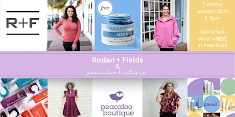 Rodan + Fields X Peacaloo - Come see what's NEW!! primary image