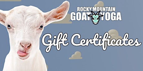 Rocky Mountain Goat Yoga - Gift Certificates primary image