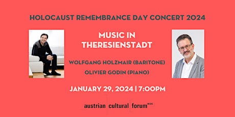 Immagine principale di MUSIC IN THERESIENSTADT | Holocaust Remembrance Day Concert 