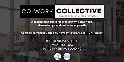 Primaire afbeelding van Co-work Collective:  Stamford's FREE Weekly Community Co-working