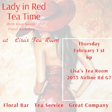 Lady in Red Tea Time primary image