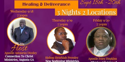 CTC City Wide Revival - HEALING & DELIVERANCE - BISHOP PRESSLEY