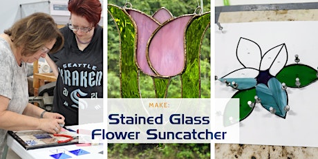 Imagen principal de MAKE: Stained Glass Flower Suncatcher - two day course!