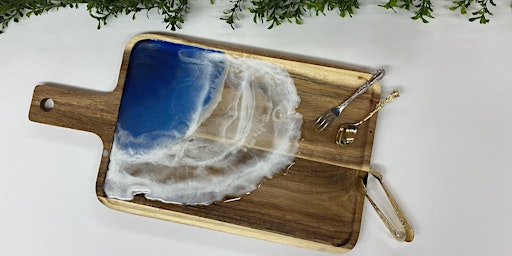 Resin Charcuterie Board - Enchanted Lake primary image