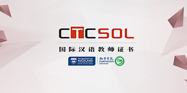 CTCSOL Online Course at Confucius Institute 2024