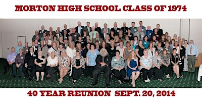 Morton Senior High School Class of 1974 50th Reunion primary image