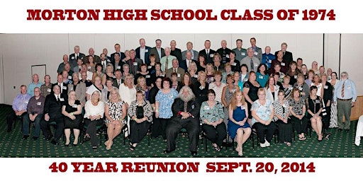 Primaire afbeelding van Morton Senior High School Class of 1974 50th Reunion