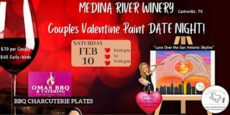 Medina River Winery COUPLES PAINT NIGHT primary image