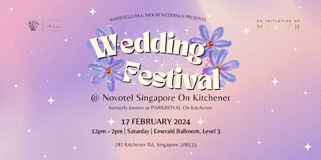 Wedding Festival @ Novotel Singapore On Kitchener primary image