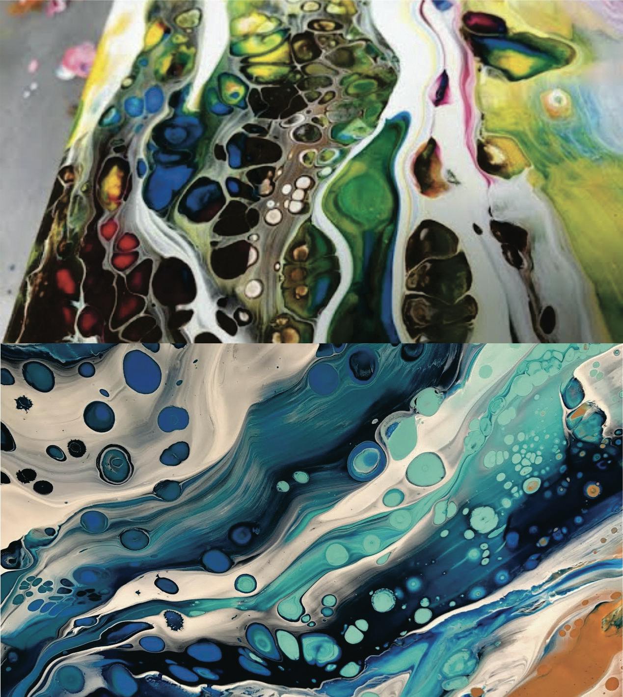 Explore the Pour - Acrylic Pour Painting