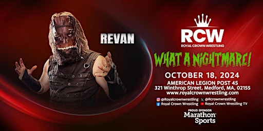 Imagem principal do evento What a Nightmare! x Revan