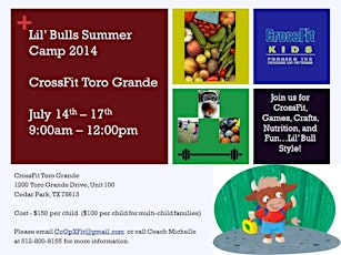 'Lil Bulls Summer Camp 2014 primary image