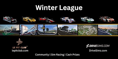 DriveSims - Winter League '24 . Sponsored by Le Pit Club primary image