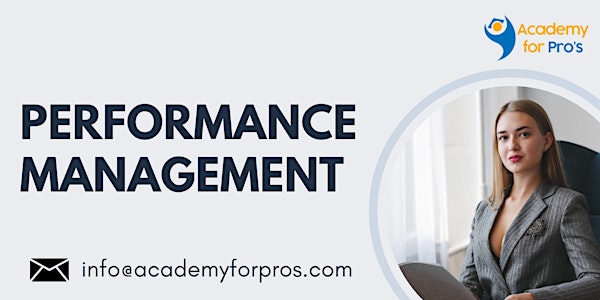 Performance Management 1 Day Training in Irvine, CA