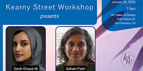 KSW Presents Sarah Ghazal Ali and Soham Patel primary image