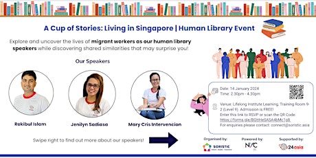 A Cup of Stories: Living in Singapore | Human Library Event primary image
