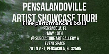 Burgafest pensalandovillie  artist showcase tour may 9th pensacola primary image