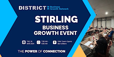District32 Business Networking Perth – Stirling (Wembley) - Tue 26 Mar primary image